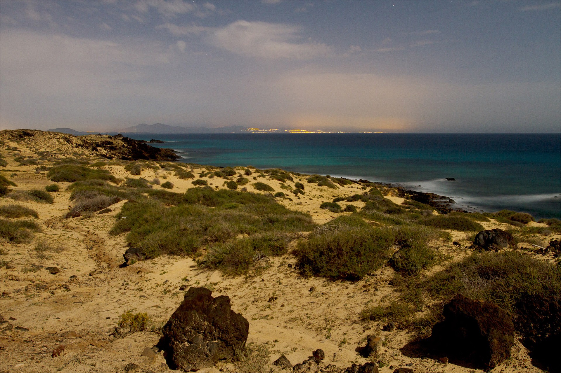 Foto de Fuerteventura a la luz de la luna